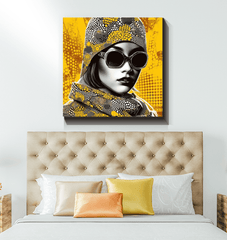 Sophisticated Line Luxury Wrapped Canvas perfect for interior design enhancement.