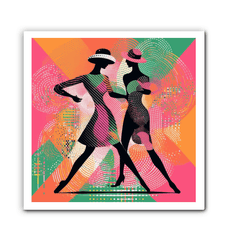 Artistic Lyrical Ballet Wall Art