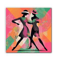 Lyrical Balletic Fashion Artwork for Living Room