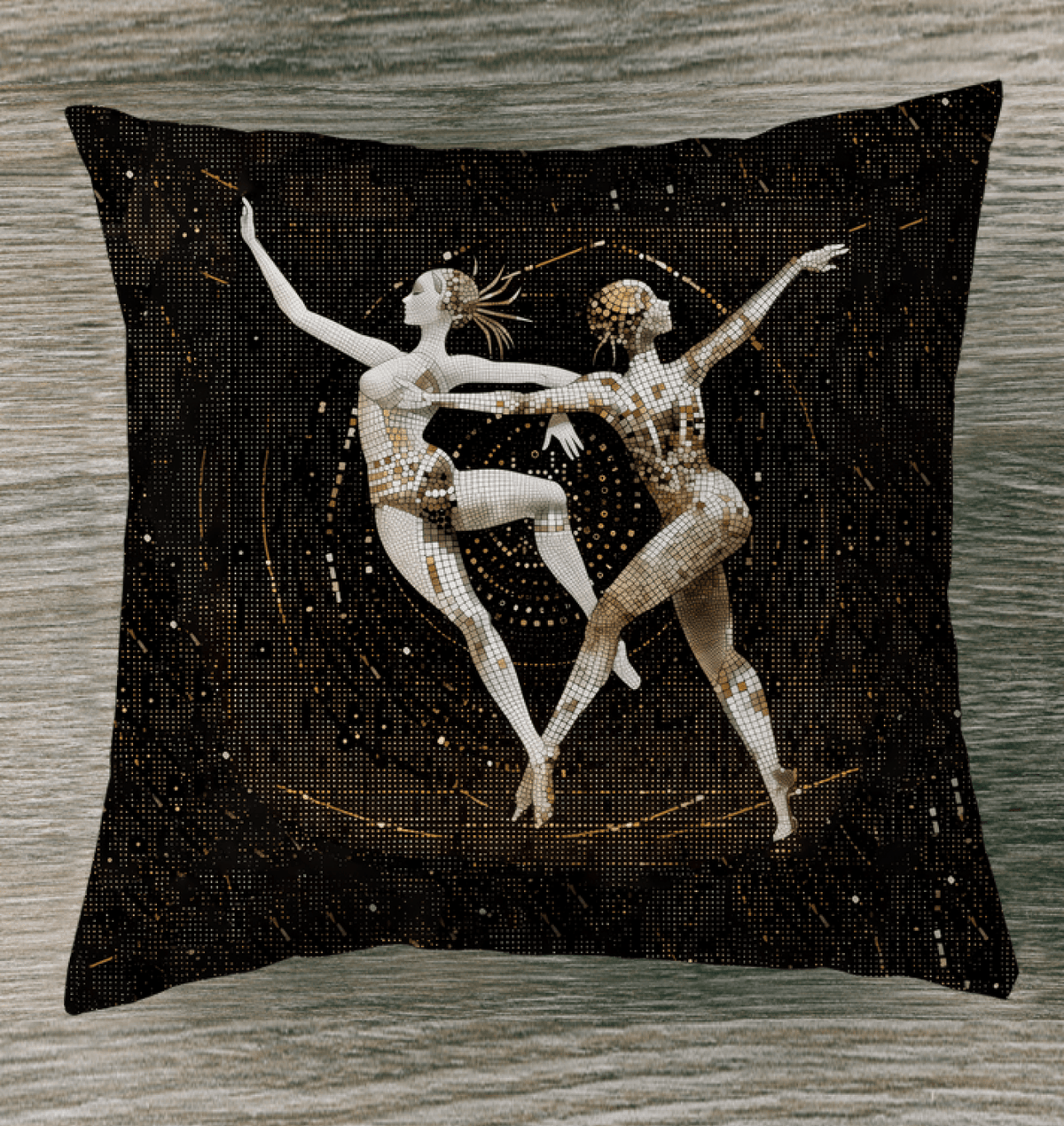 Lyrical Feminine Dance Flair Outdoor Pillow - Beyond T-shirts