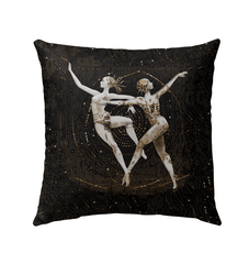 Lyrical Feminine Dance Flair Outdoor Pillow - Beyond T-shirts