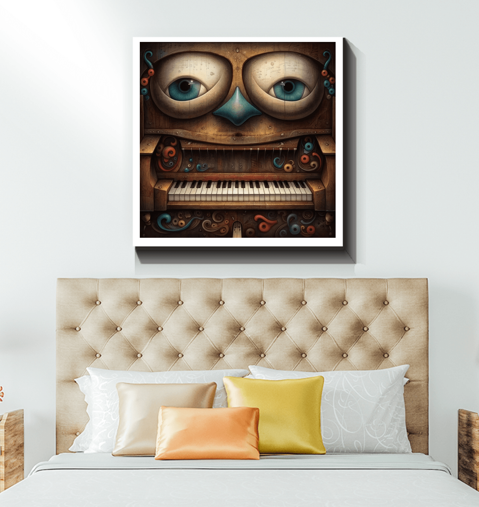 Magical Mosaic Wrapped Canvas - Beyond T-shirts
