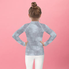 Close-up of the Magical Peepers Collection rash guard fabric texture.