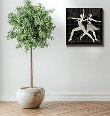 Majestic Balletic Attire Canvas Art