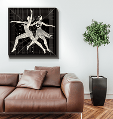 Ballet Themed Decorative Canvas Art