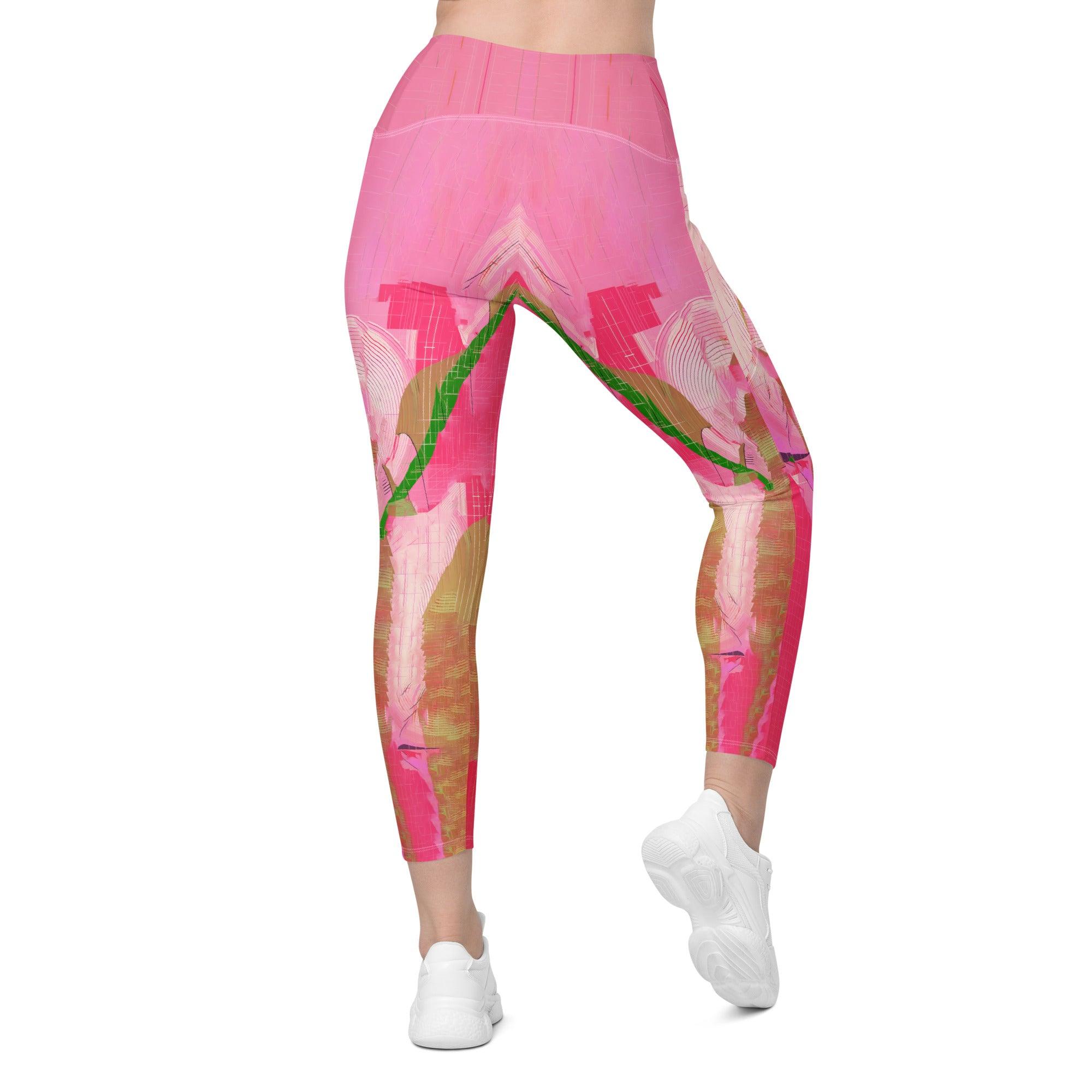 Majestic Dance Attire Crossover Leggings With Pockets - Beyond T-shirts