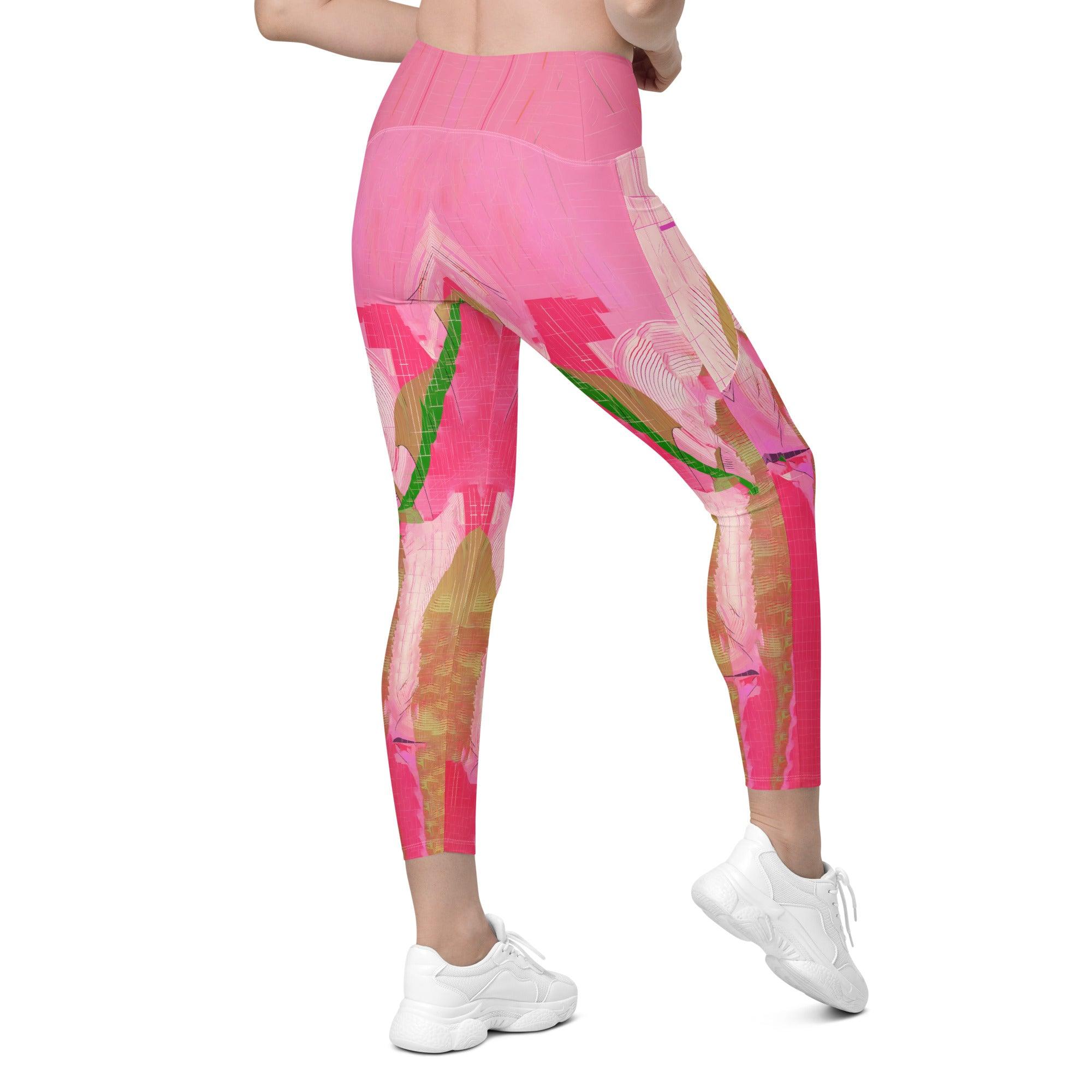 Majestic Dance Attire Crossover Leggings With Pockets - Beyond T-shirts