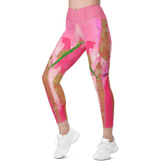 Majestic Dance Attire Crossover Leggings With Pockets - Beyond T-shirts