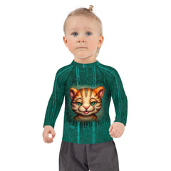 Majestic Feline Visions Rash Guard UV protection feature.