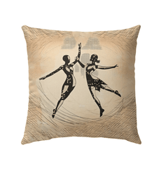 Majestic Feminine Dance Motion Outdoor Pillow - Beyond T-shirts