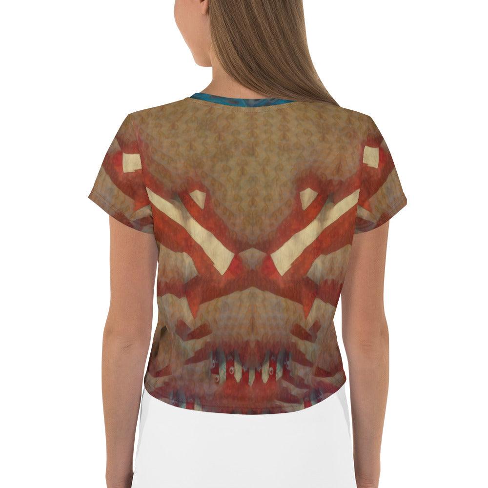 Majestic Majesty All-Over Print Crop Tee - Beyond T-shirts