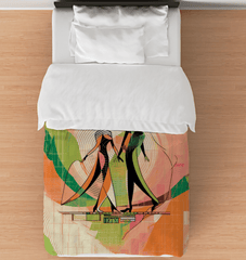 Majestic dance-themed bedding for a sophisticated bedroom aesthetic.