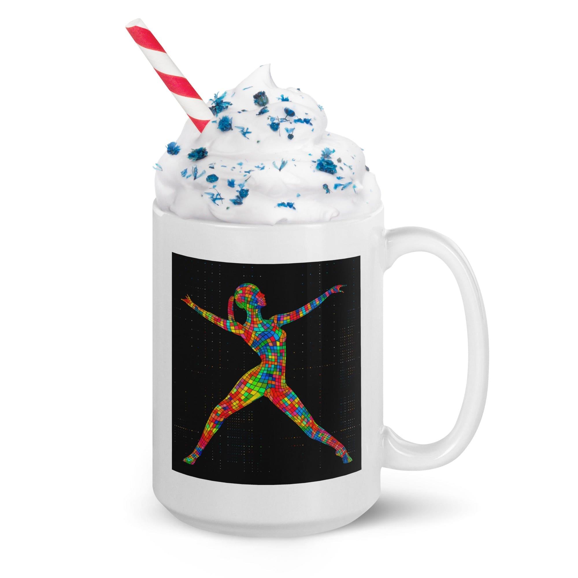 Melodic Balletic Attire White Glossy Mug - Beyond T-shirts