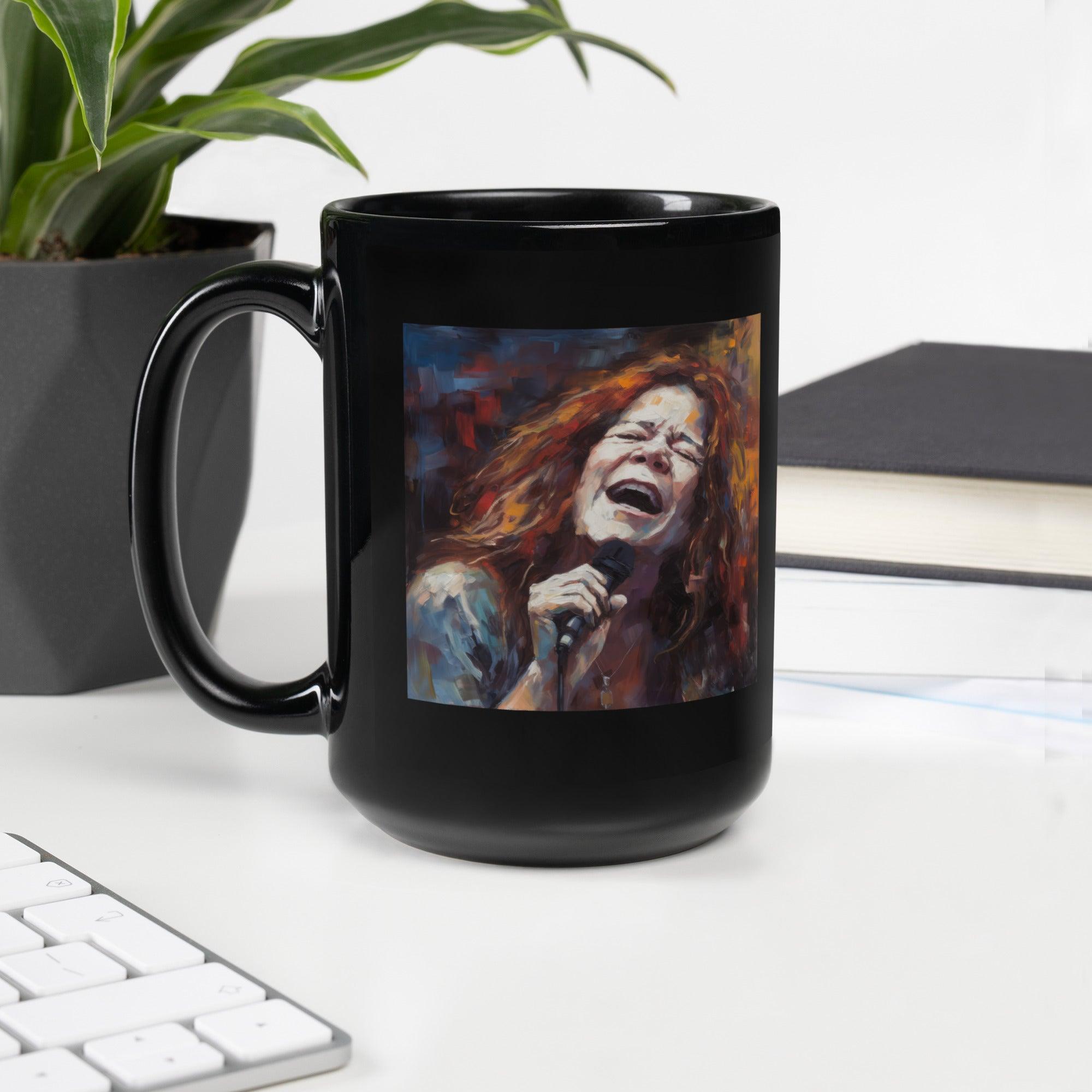 Melodic Madness Black Glossy Mug - Beyond T-shirts