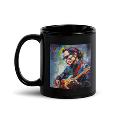 Melodic Maestro Black Glossy Mug - Beyond T-shirts