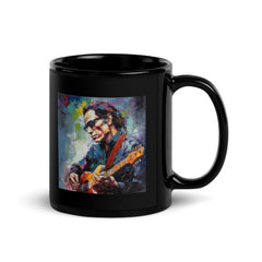 Melodic Maestro Black Glossy Mug - Beyond T-shirts