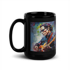 Melodic Maestro Black Glossy Mug - Beyond T-shirts
