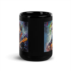 Melodic Maestro Black Glossy Mug - Beyond T-shirts