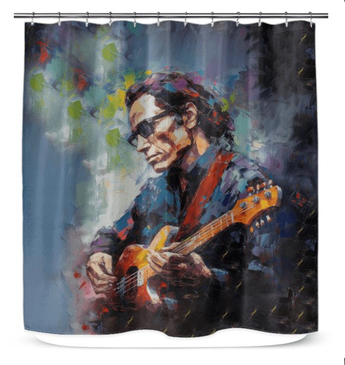 Melodic Maestro Shower Curtain - Beyond T-shirts