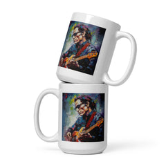 Melodic Maestro White Glossy Mug - Beyond T-shirts