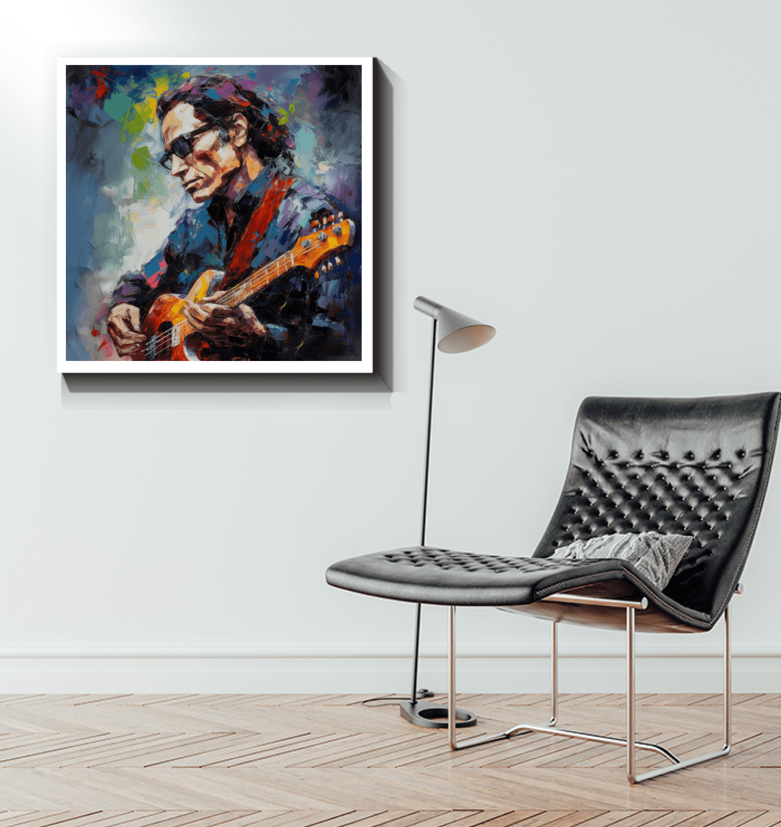 Melodic Maestro Wrapped Canvas - Beyond T-shirts