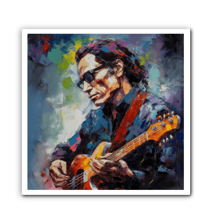 Melodic Maestro Wrapped Canvas - Beyond T-shirts
