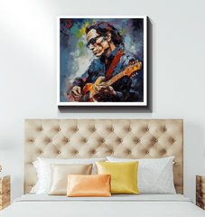 Melodic Maestro Wrapped Canvas - Beyond T-shirts