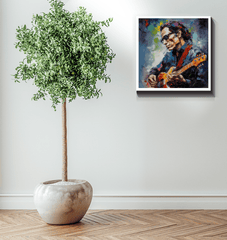 Melodic Maestro Wrapped Canvas - Beyond T-shirts