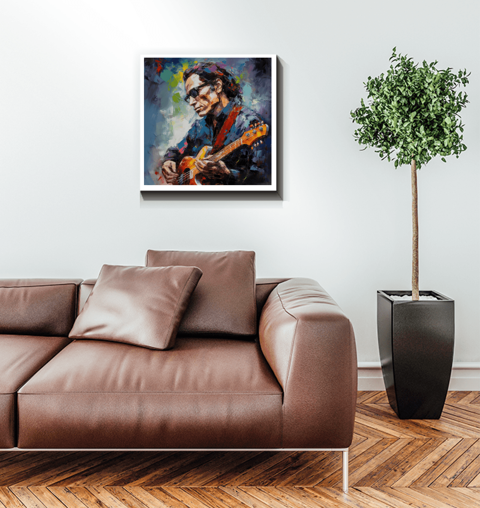 Melodic Maestro Wrapped Canvas - Beyond T-shirts