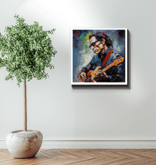Melodic Maestro Wrapped Canvas - Beyond T-shirts