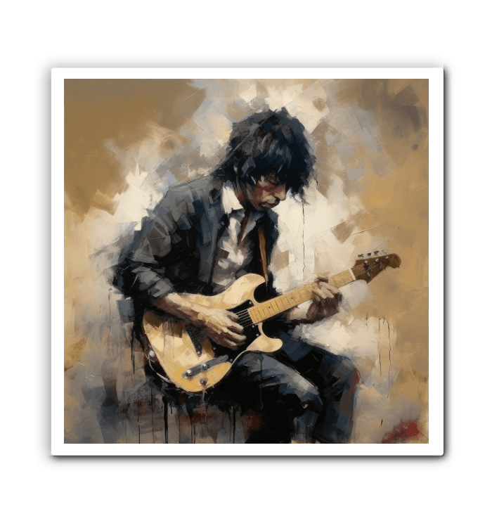 Melodic Marvel Wrapped Canvas - Beyond T-shirts