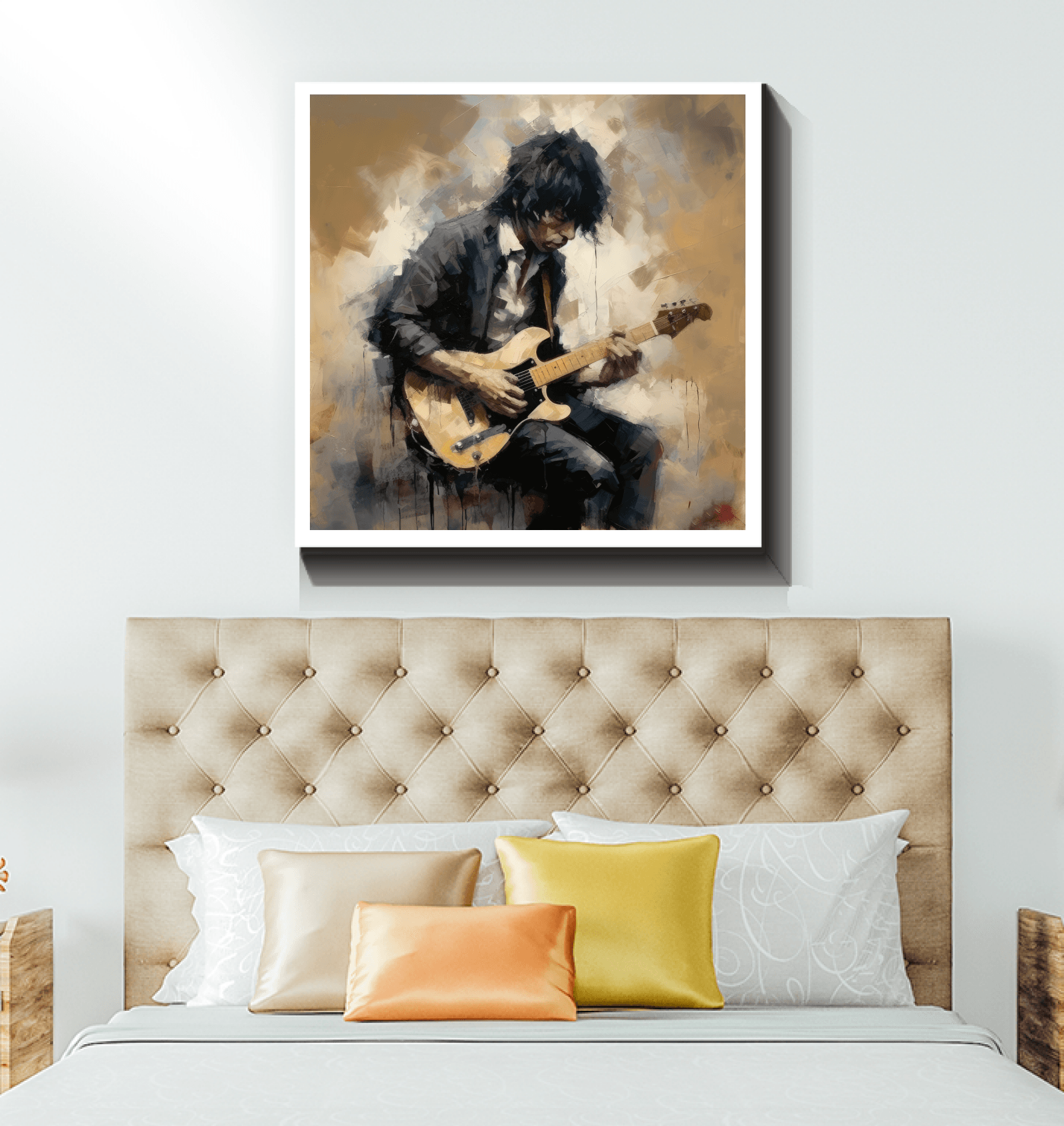 Melodic Marvel Wrapped Canvas - Beyond T-shirts