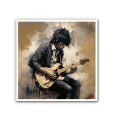 Melodic Marvel Wrapped Canvas - Beyond T-shirts