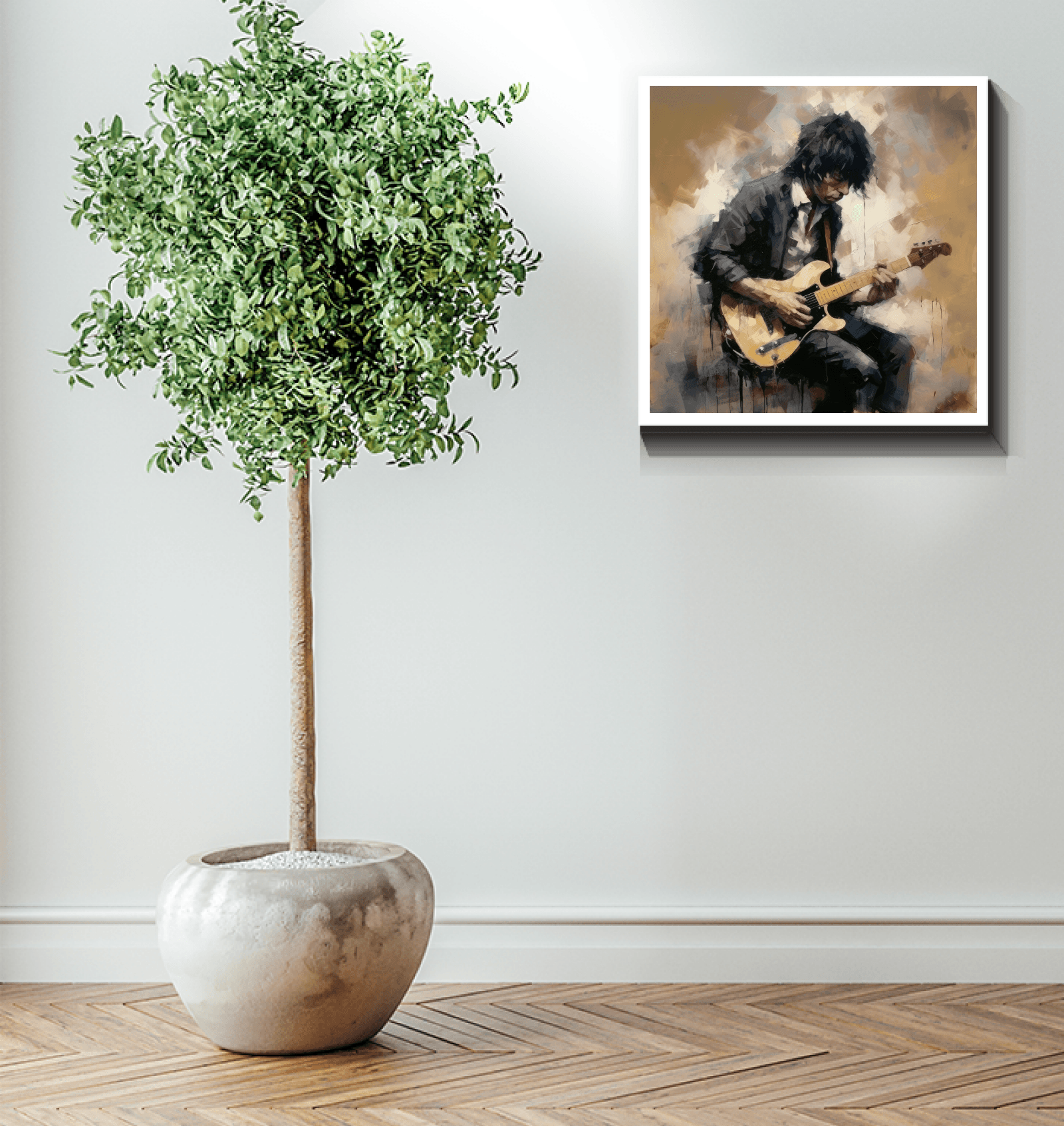 Melodic Marvel Wrapped Canvas - Beyond T-shirts