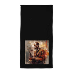 Durable and Soft Melodic Masterpiece Towel Perfect for Music Lovers