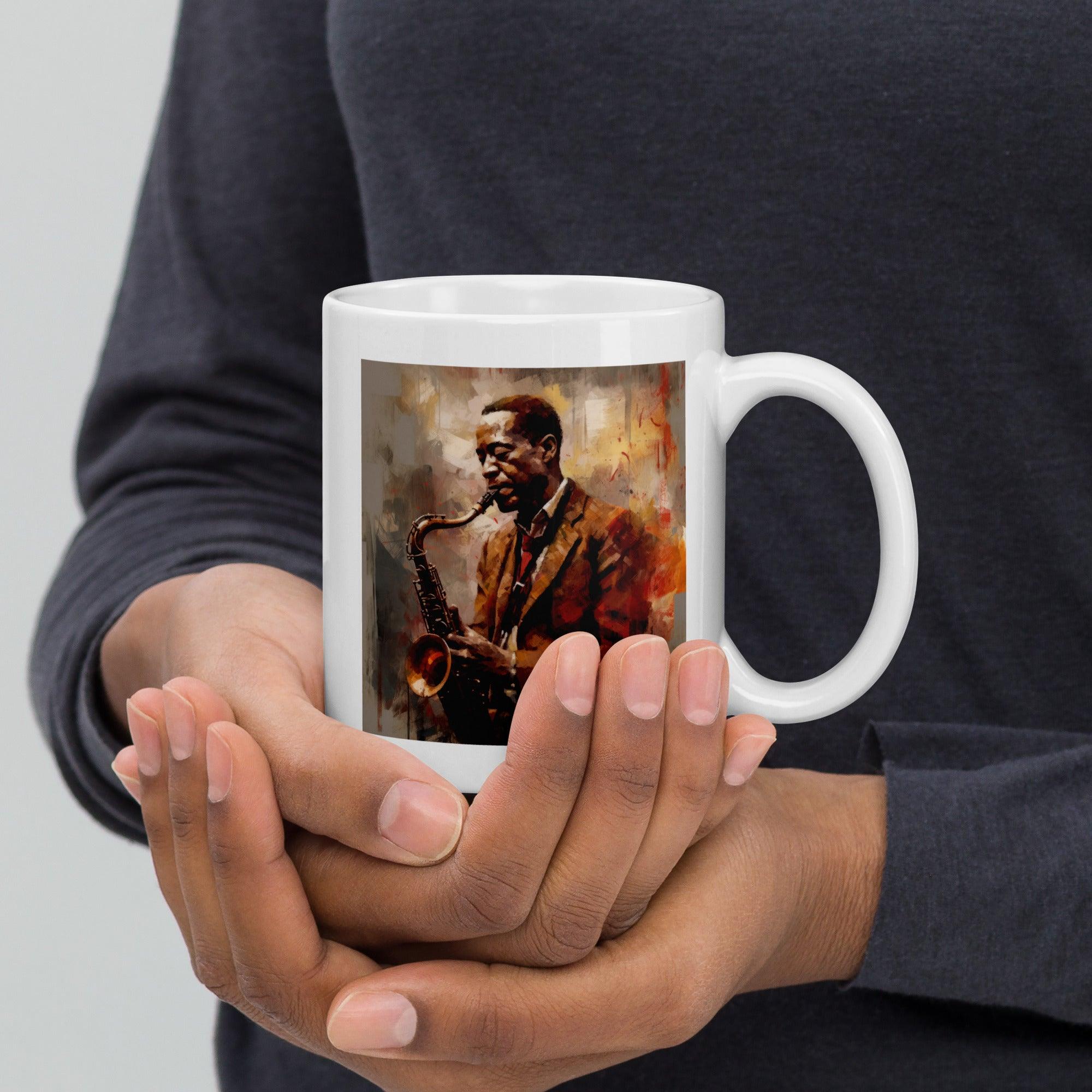 Melodic Masterpiece White glossy mug - Beyond T-shirts