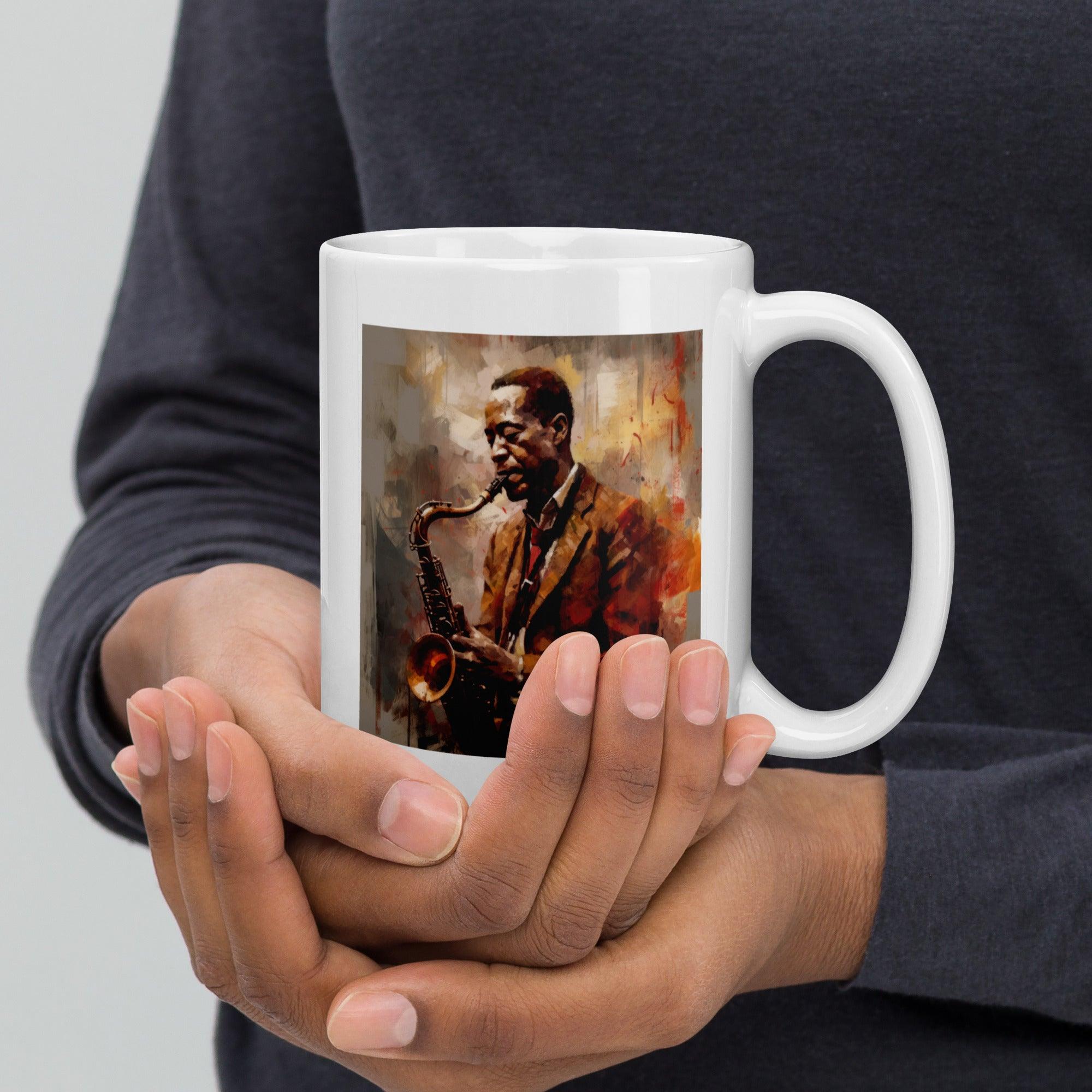 Melodic Masterpiece White glossy mug - Beyond T-shirts