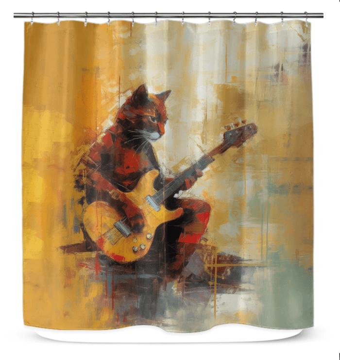 Melodic Mastery Shower Curtain - Beyond T-shirts