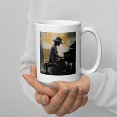 Melodic Mirage White glossy mug - Beyond T-shirts