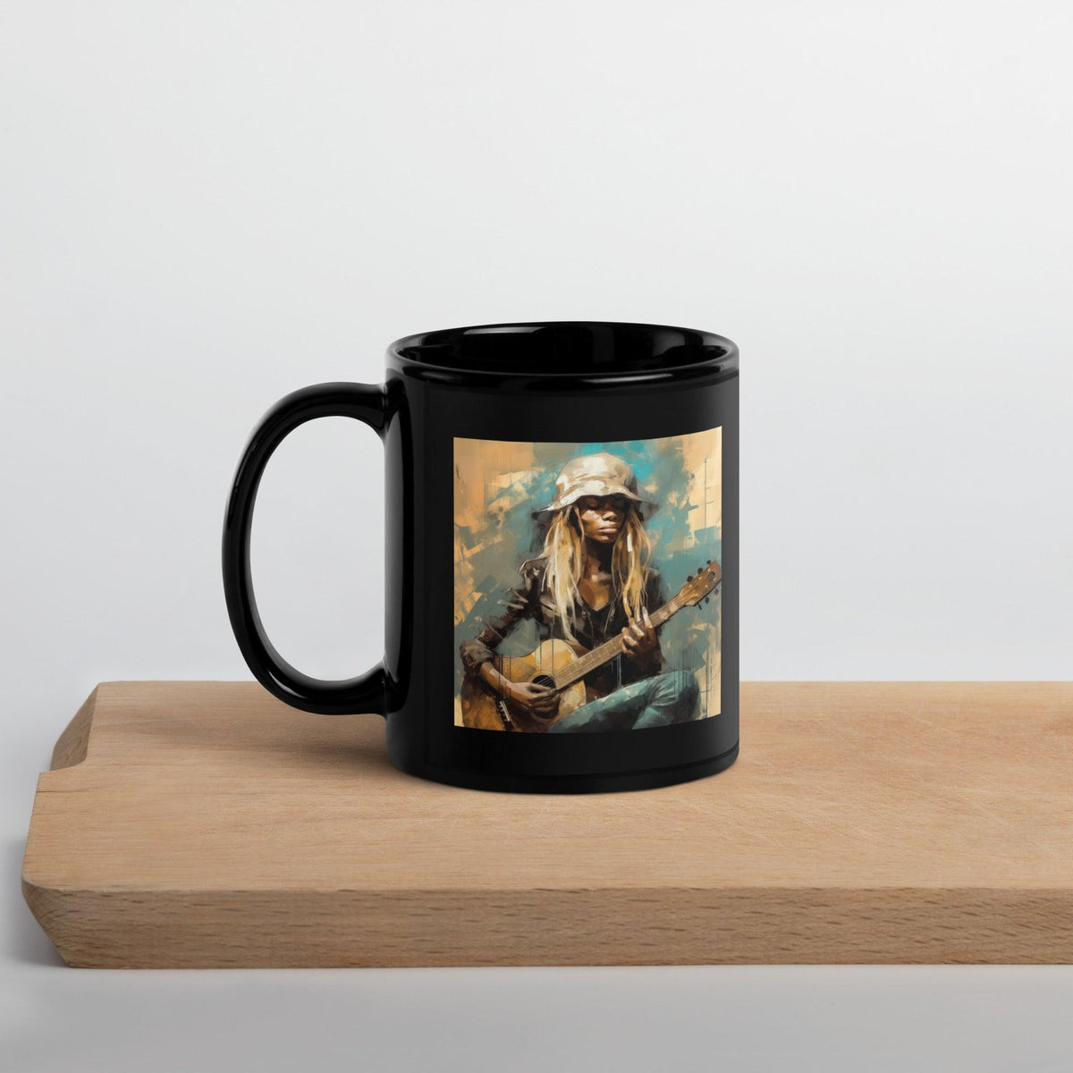 Melodic Movements Black Glossy Mug - Beyond T-shirts