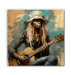 Gallery-wrapped canvas featuring Melodic Movements