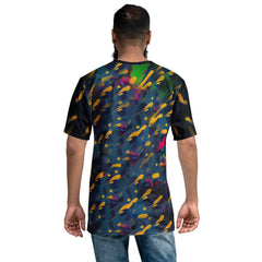 Melodic notes illuminate art men's t-shirt - Beyond T-shirts