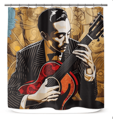 Melodies Carry Us Home Shower Curtain - Beyond T-shirts