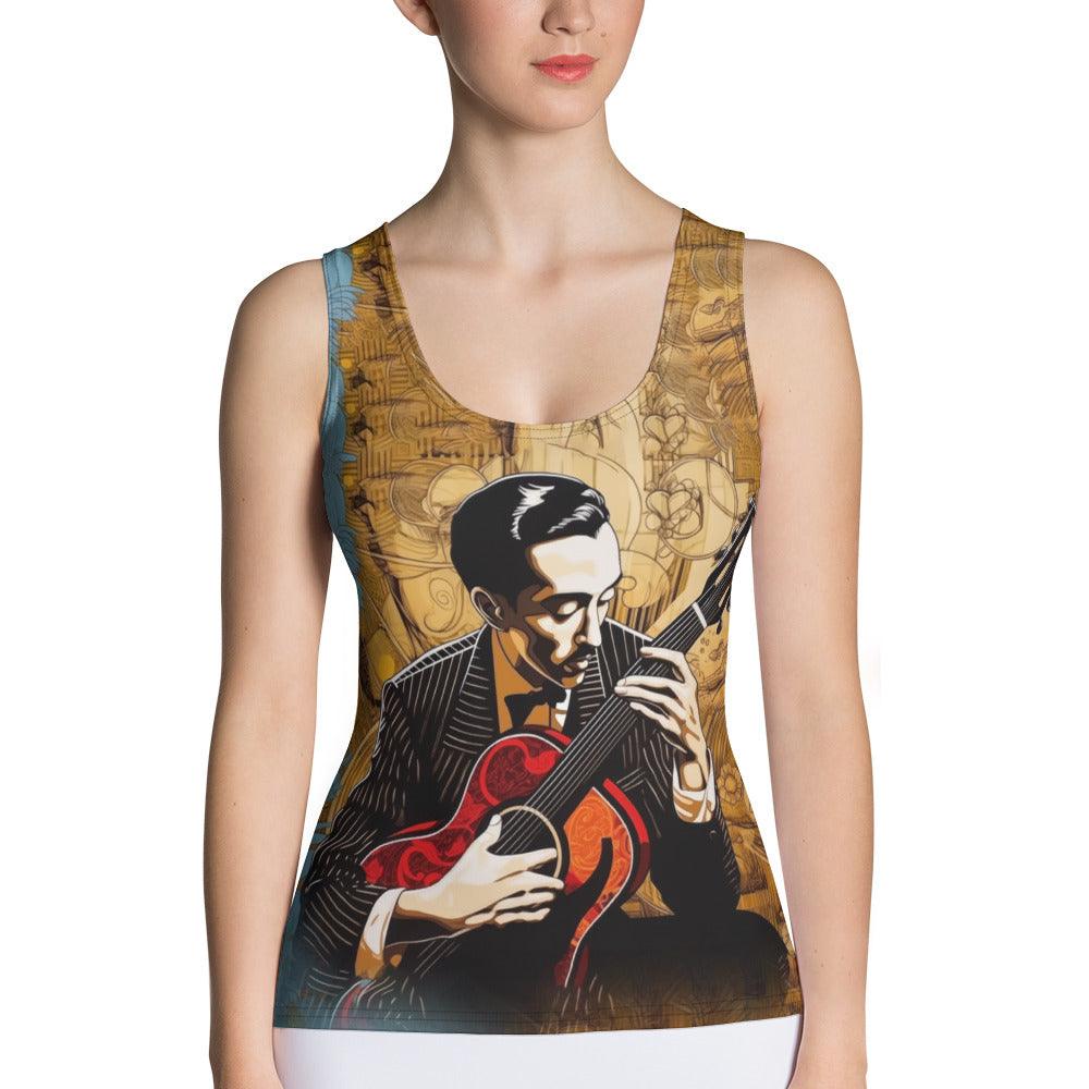 Melodies Carry Us Home Sublimation Tank Top - Front View