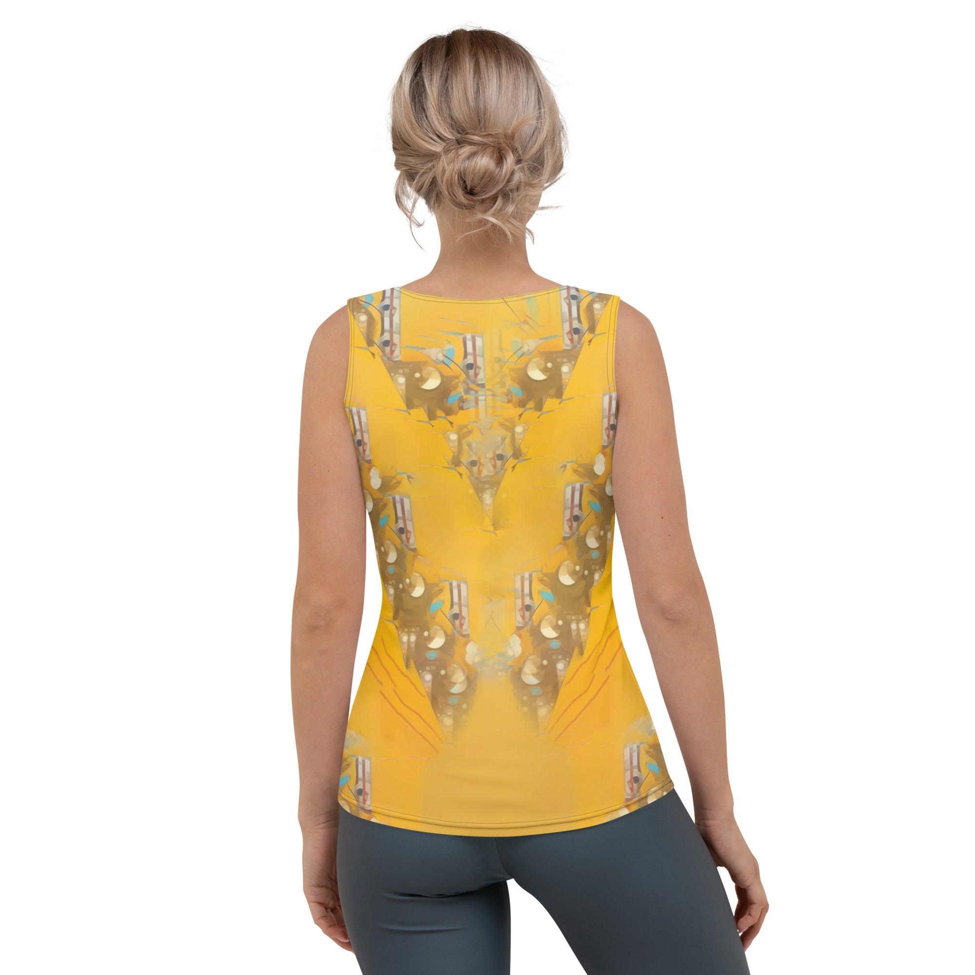 Melodies Heal the Heart Sublimation Tank Top - Back View