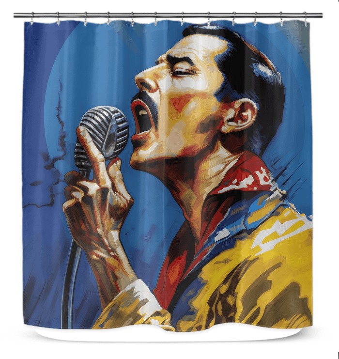 Melodies Transport Us Shower Curtain - Beyond T-shirts