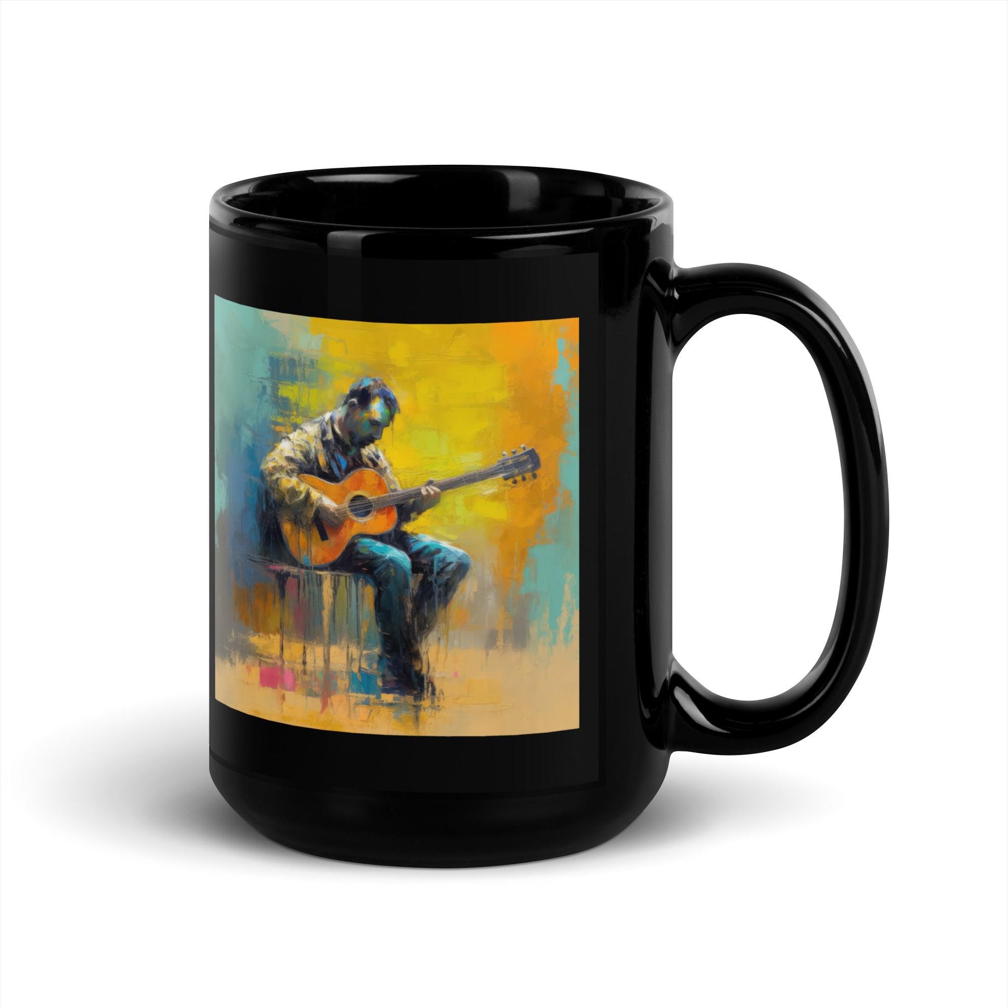 Melody Magician Black Glossy Mug - Beyond T-shirts