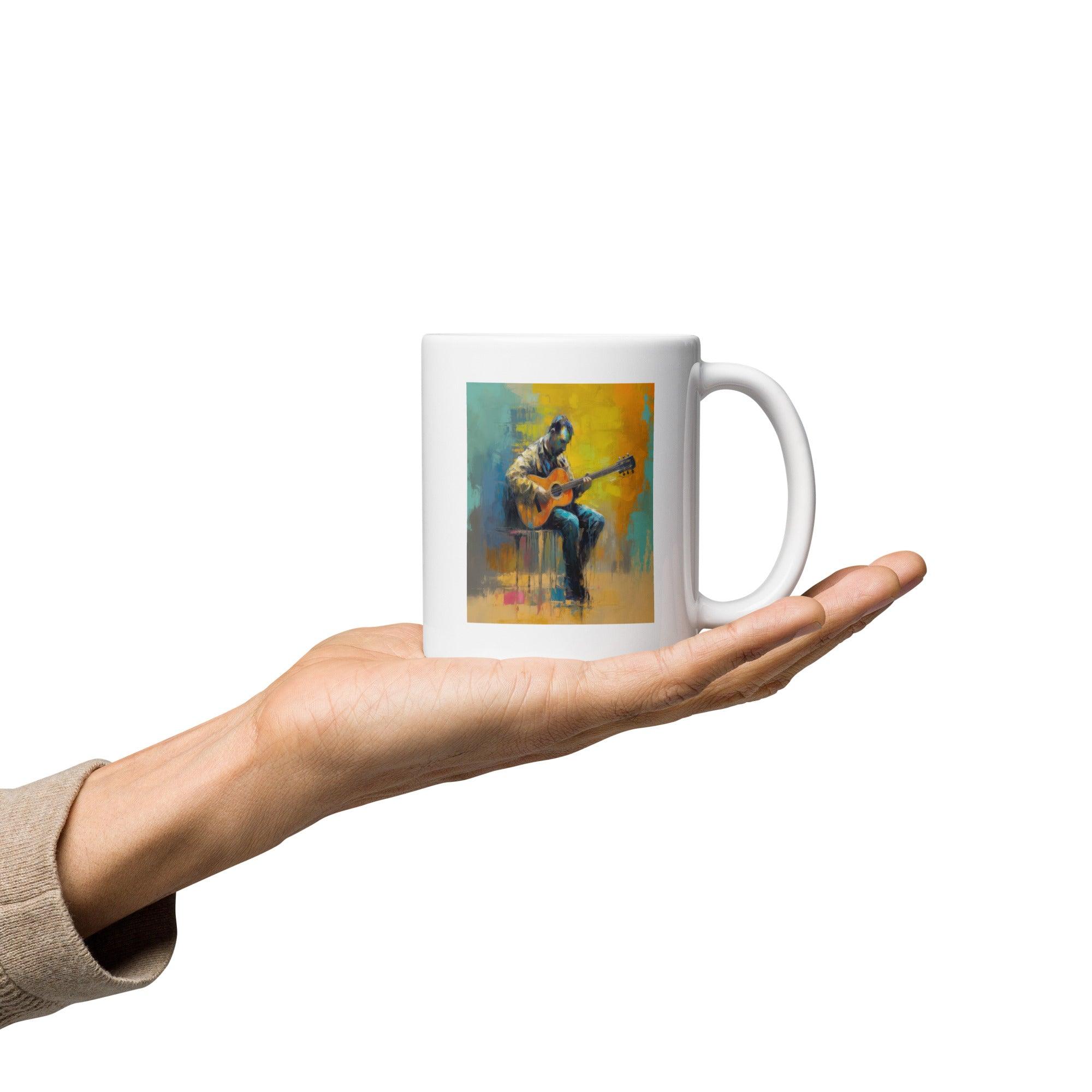 Melody Magician White Glossy Mug - Beyond T-shirts