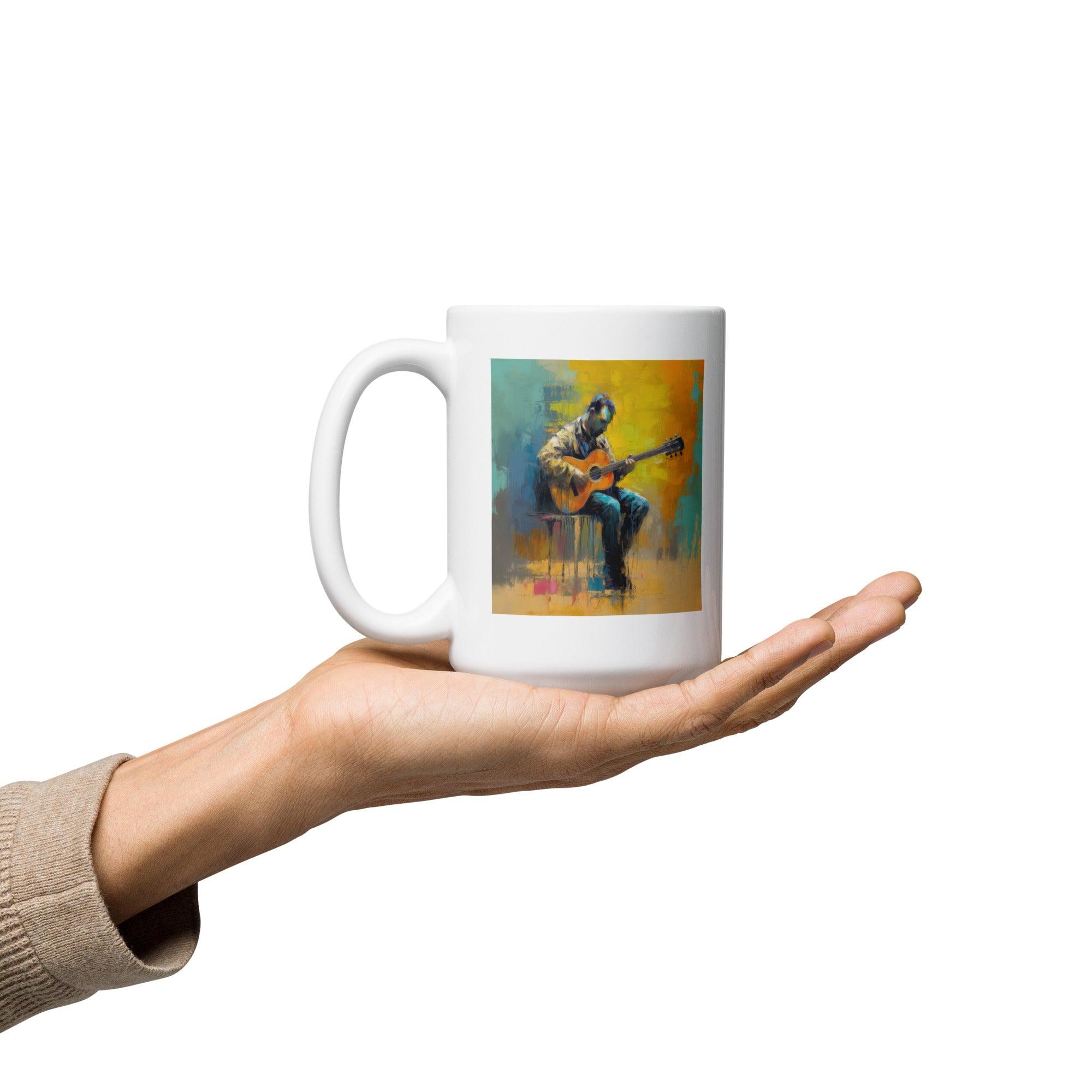 Melody Magician White Glossy Mug - Beyond T-shirts