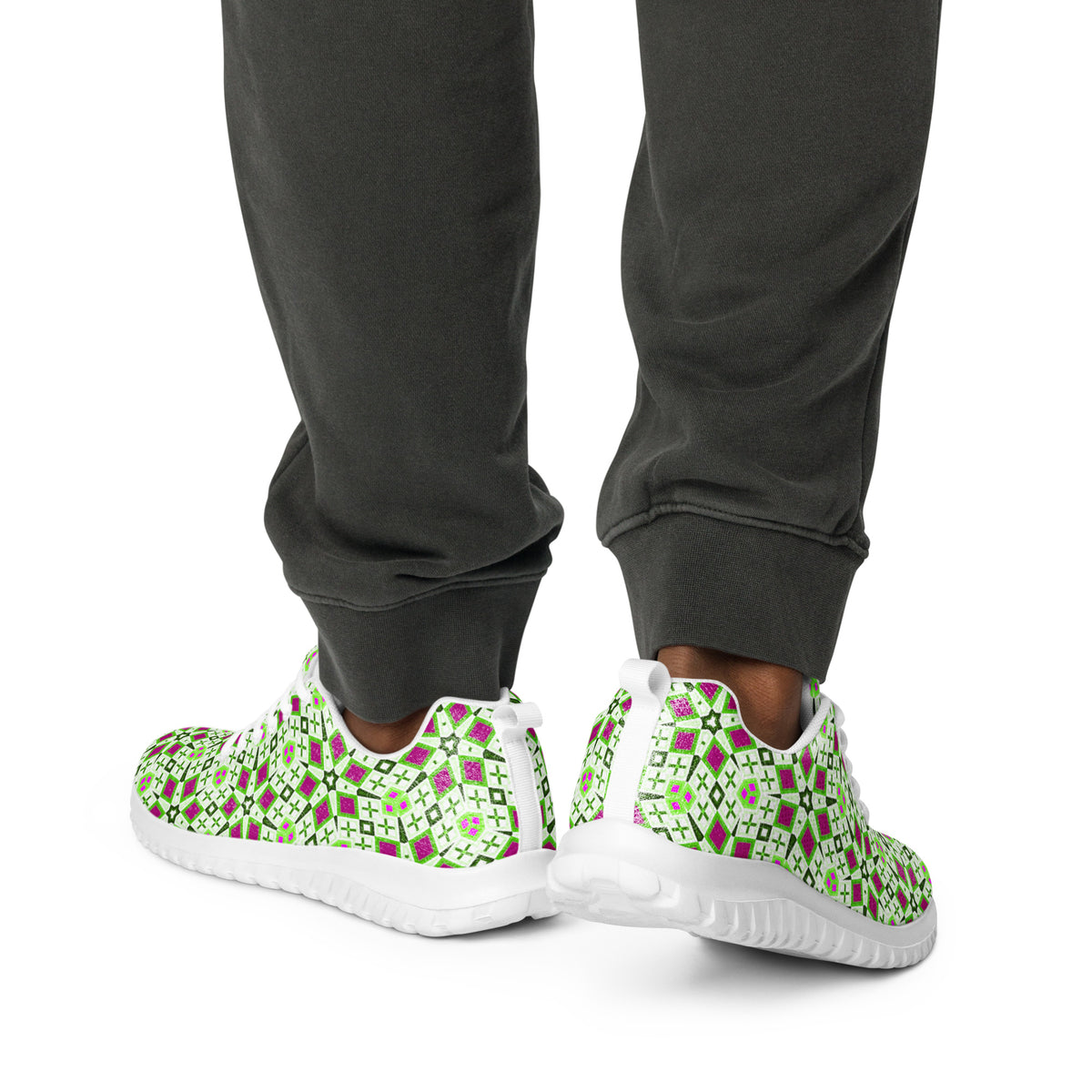 Chromatic Kaleidoscope Sneakers for Him